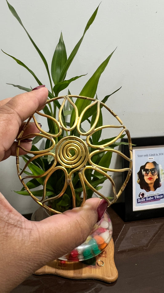 Mandala art hair cage