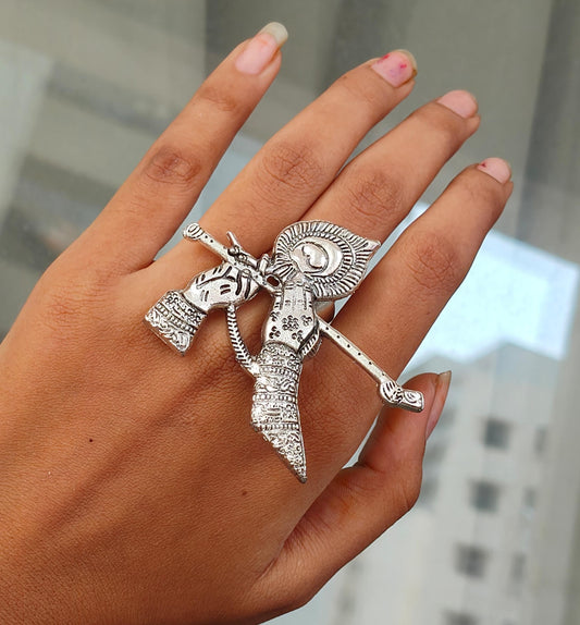 Quirky ring ( Shree Krishna )