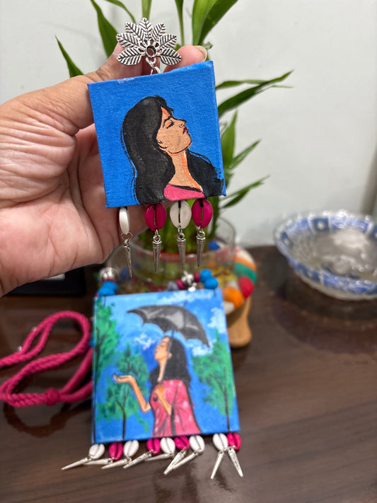 Bharosa ki boonde necklace set