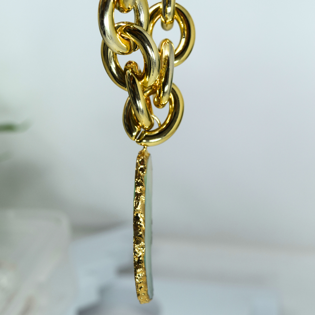 Riverblend Oversized Pendant – Bold Statement Necklace for Women