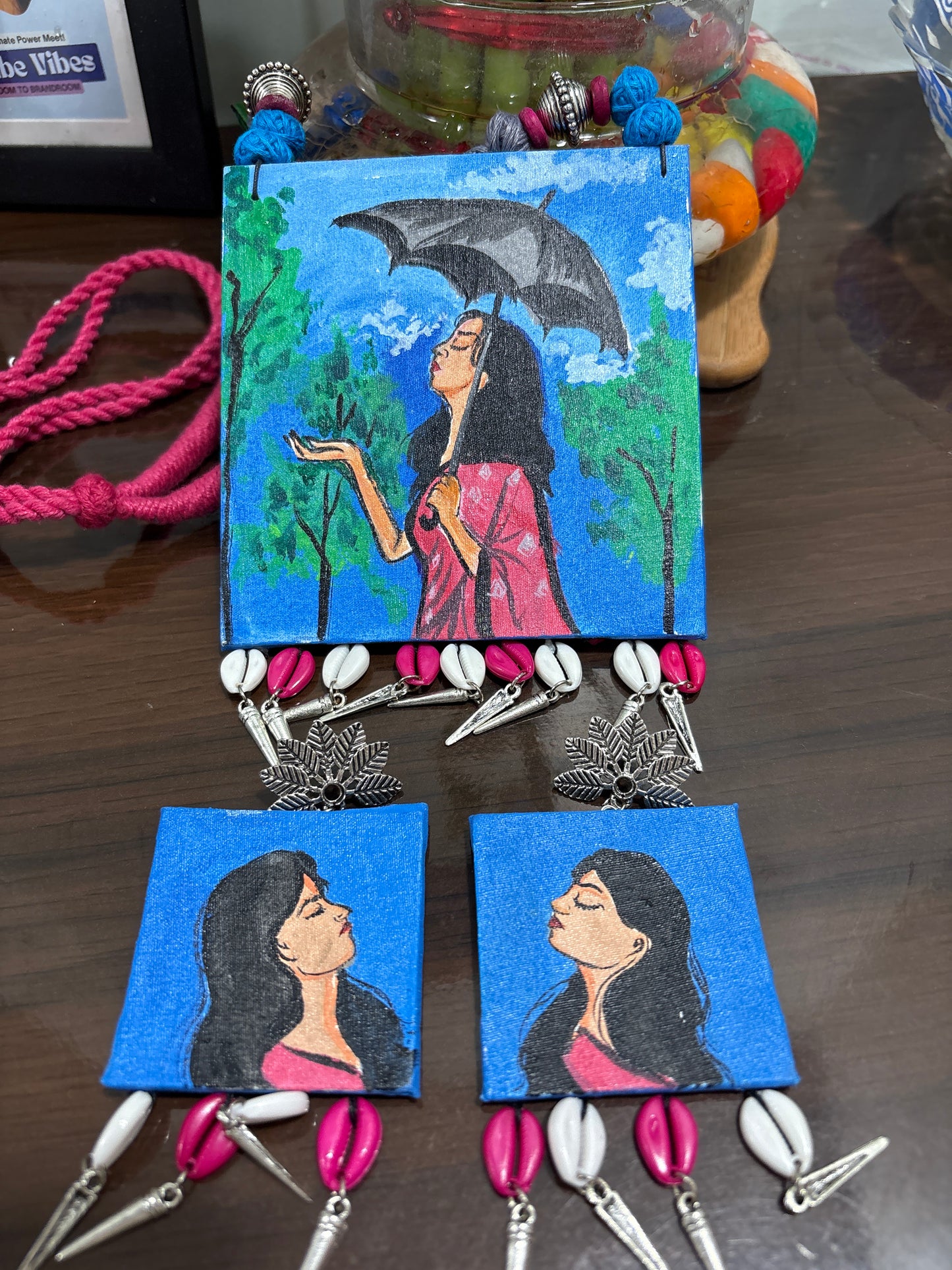 Bharosa ki boonde necklace set