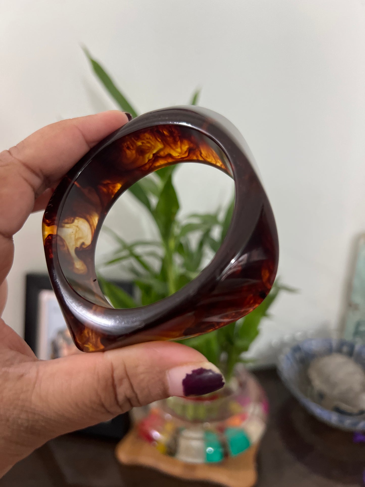 Resin bangles