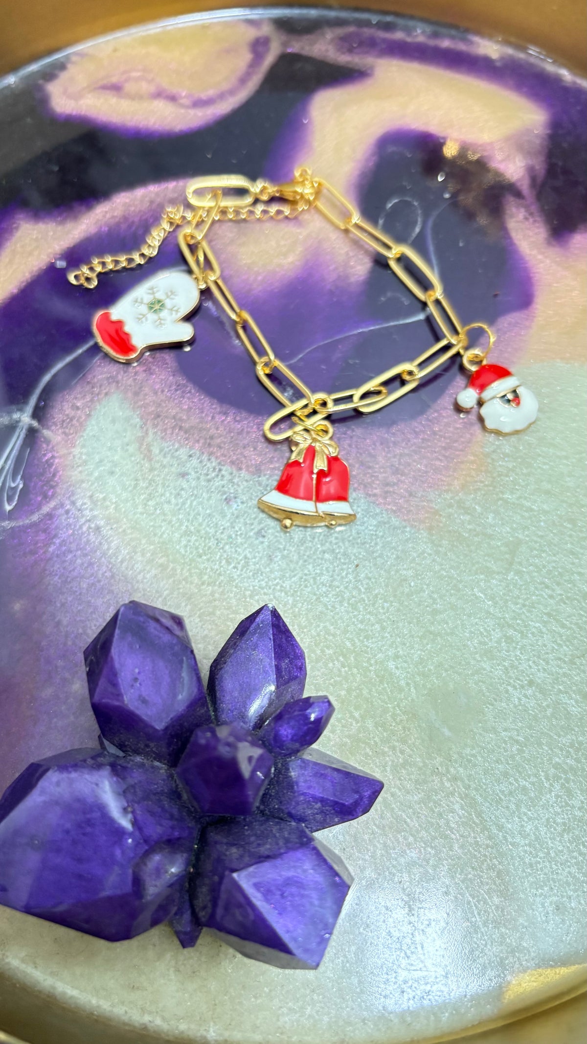 Xmas charm bracelet