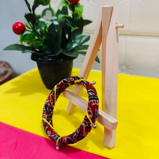 Ikkat Print Fabric Bangles – Boho Charm Meets Everyday Elegance
