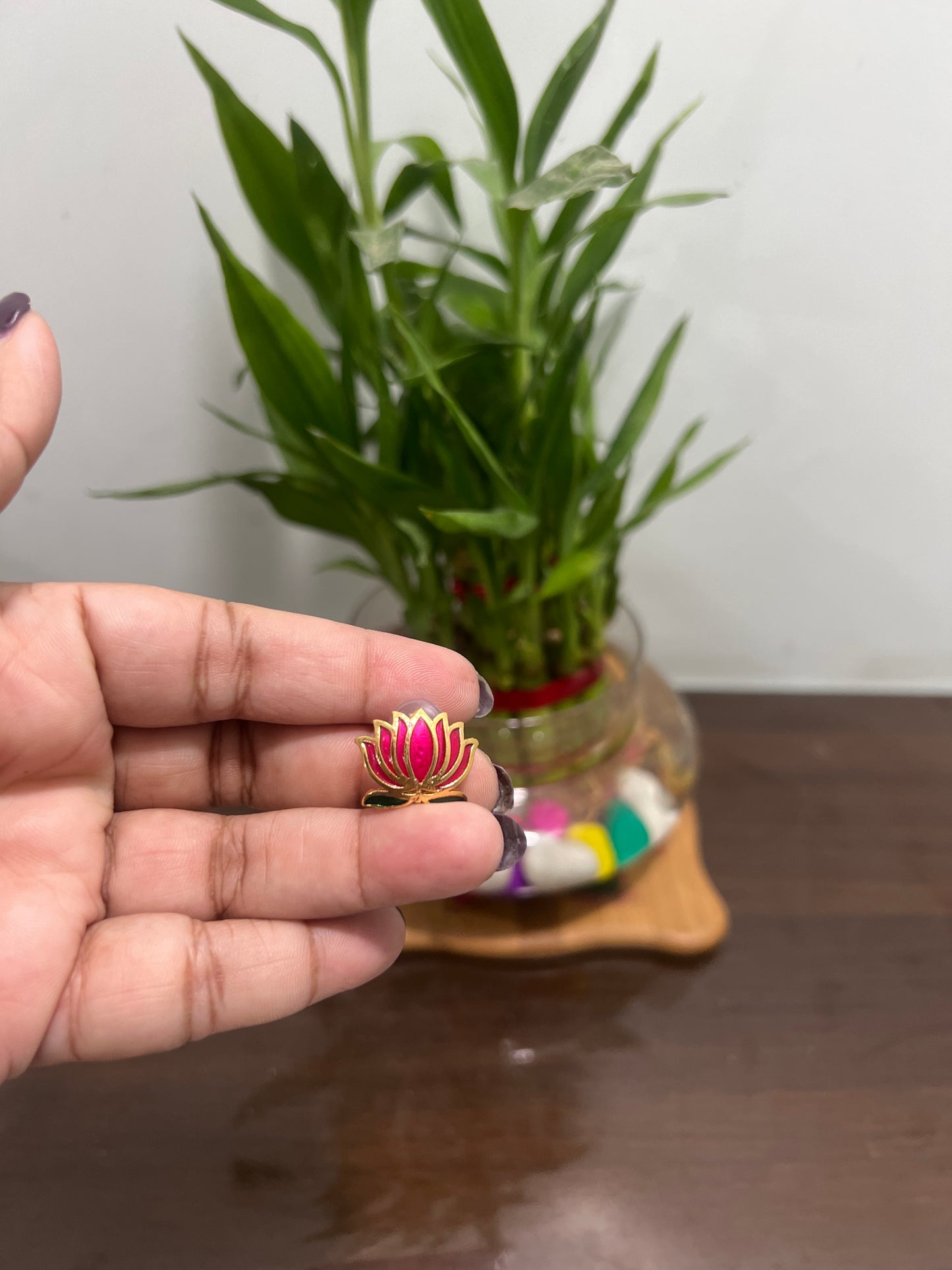 Lotus 🪷 earring necklace set