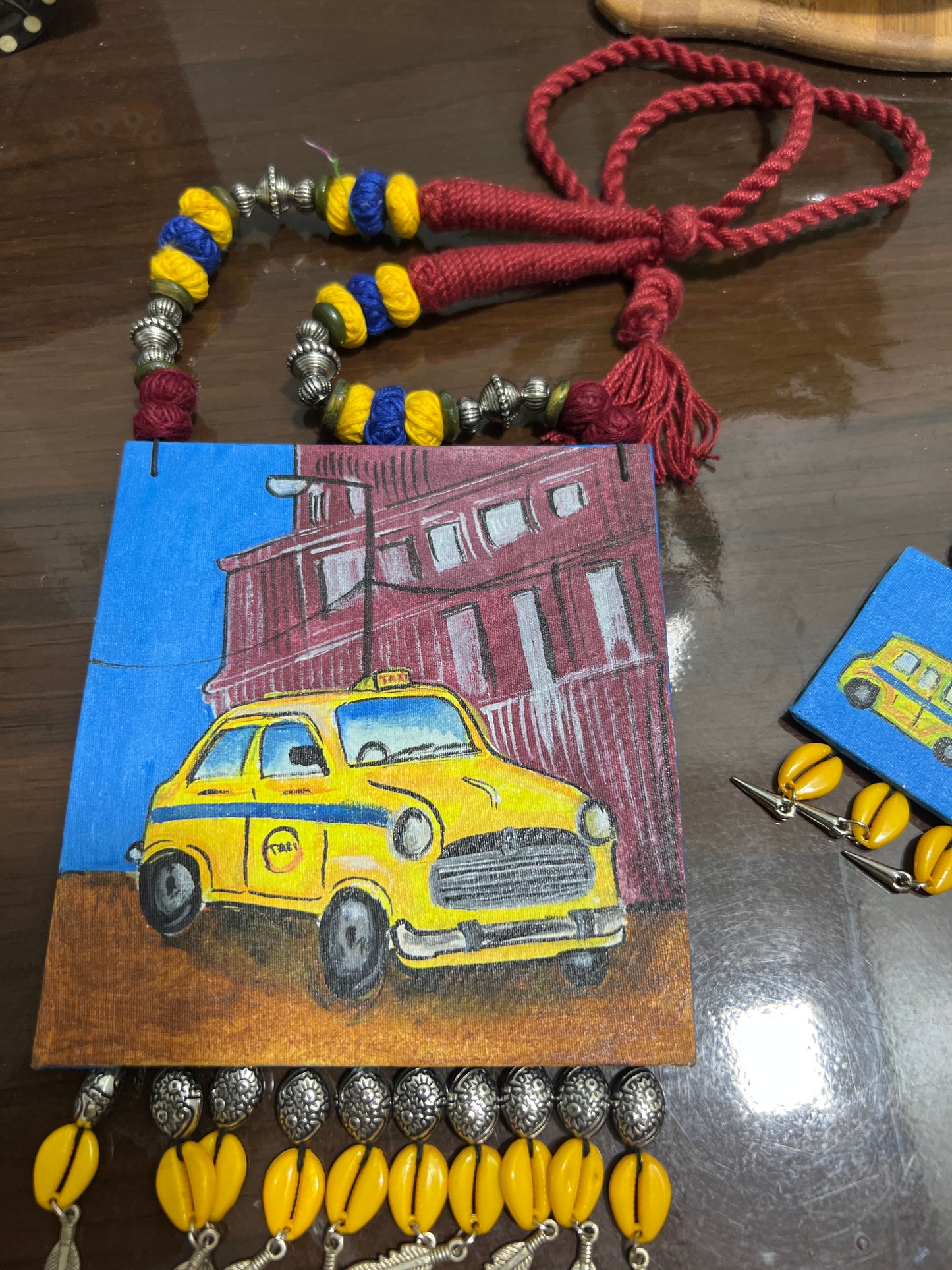 Taxi theme handcrafted set