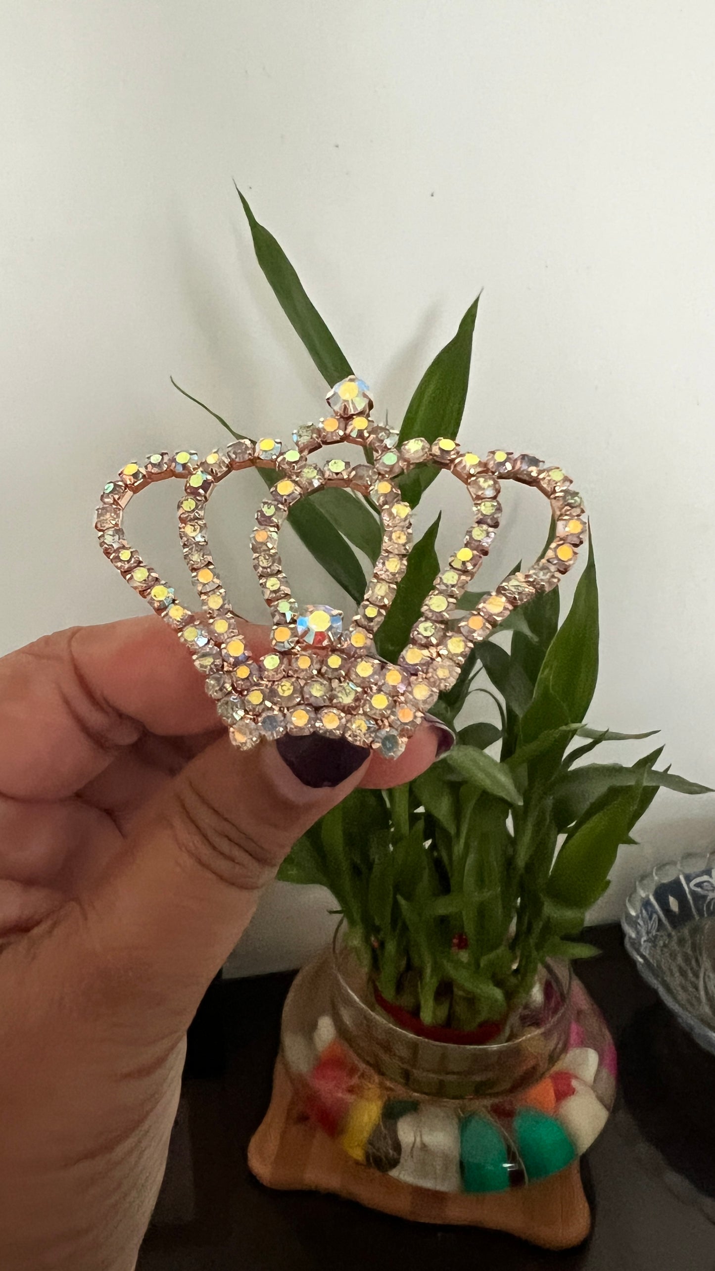 King size crown adjustable ring