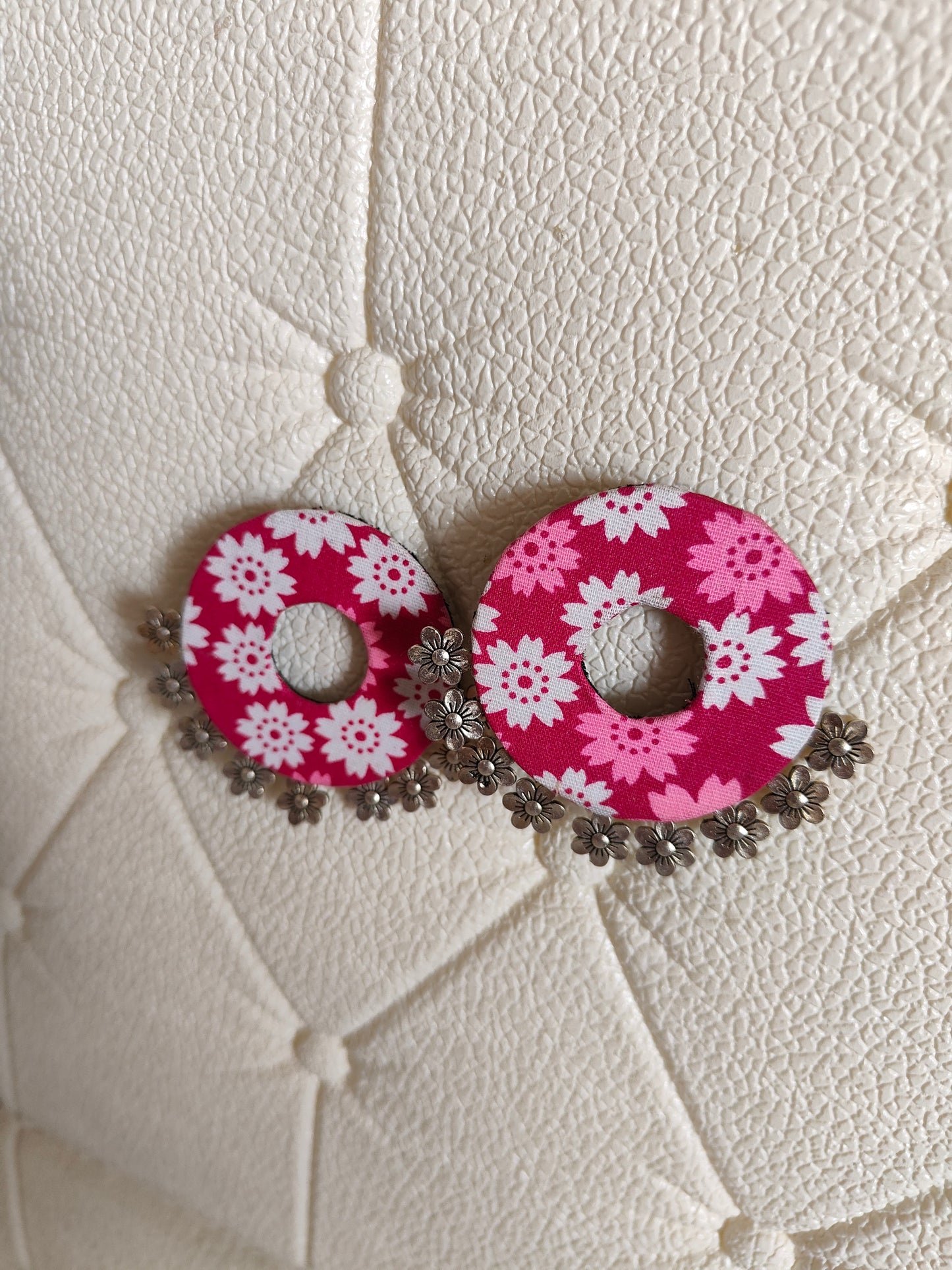 Oversized handcrafted earring