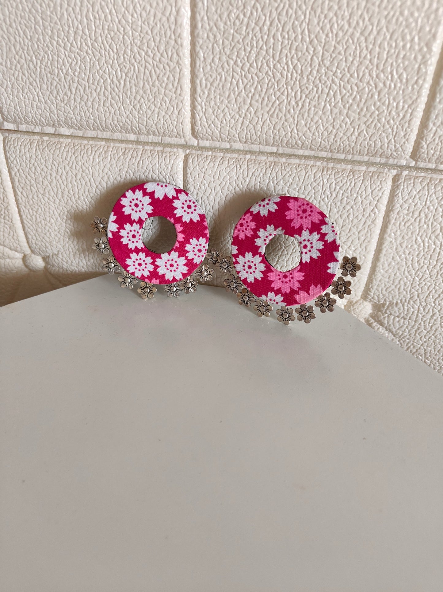 Oversized handcrafted earring