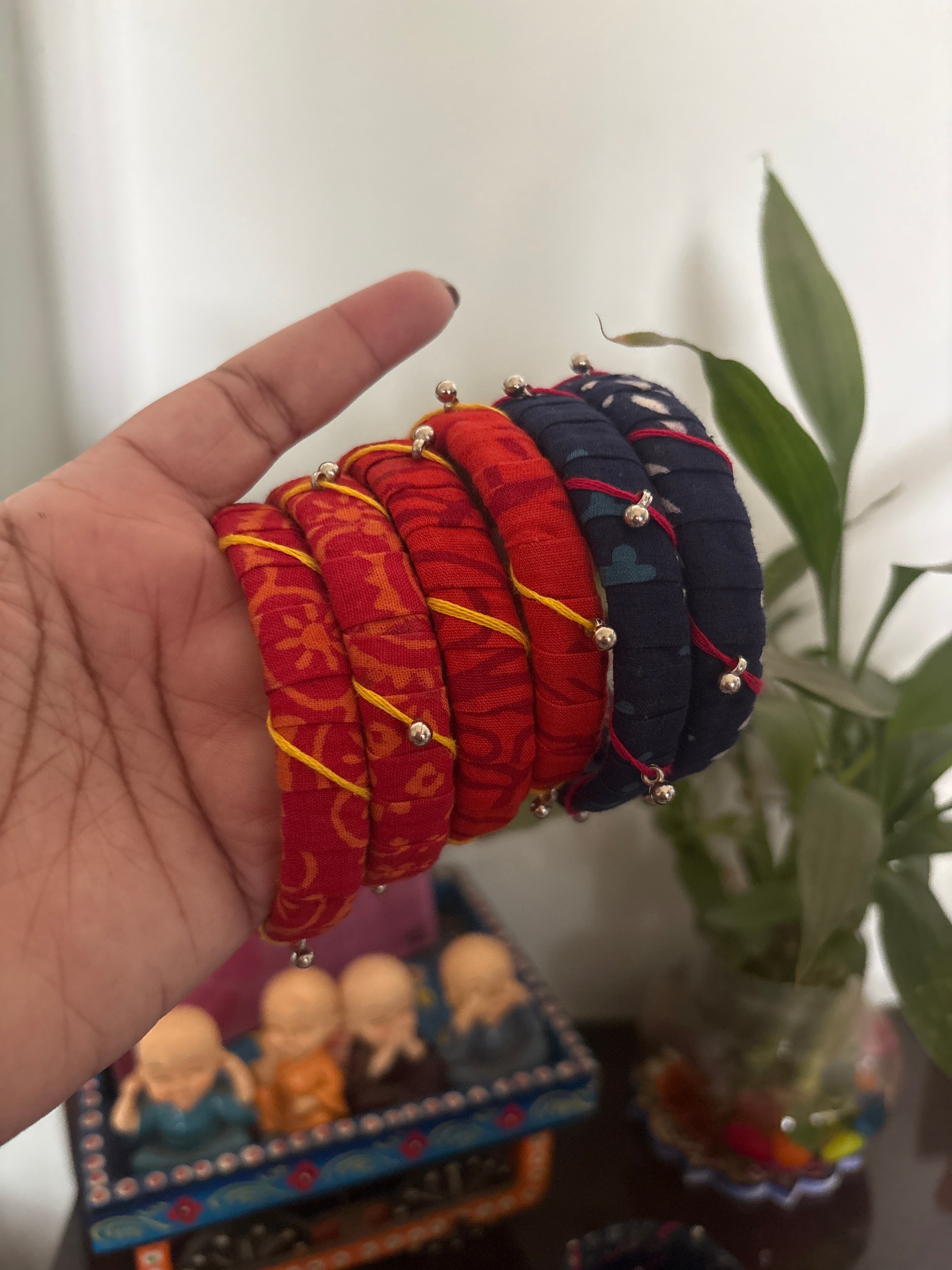 Fabric bangles