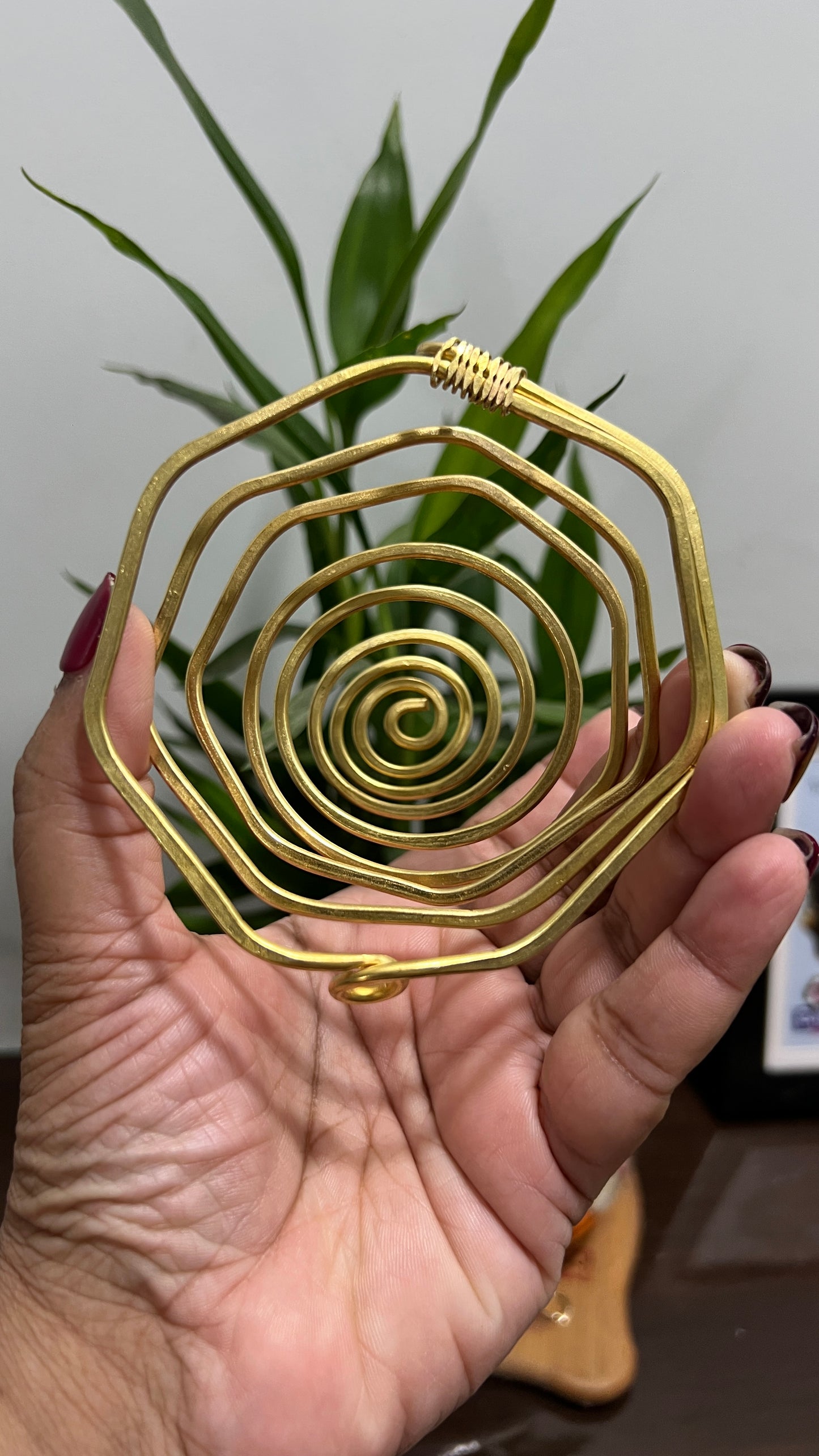 Spiral hair cage bun