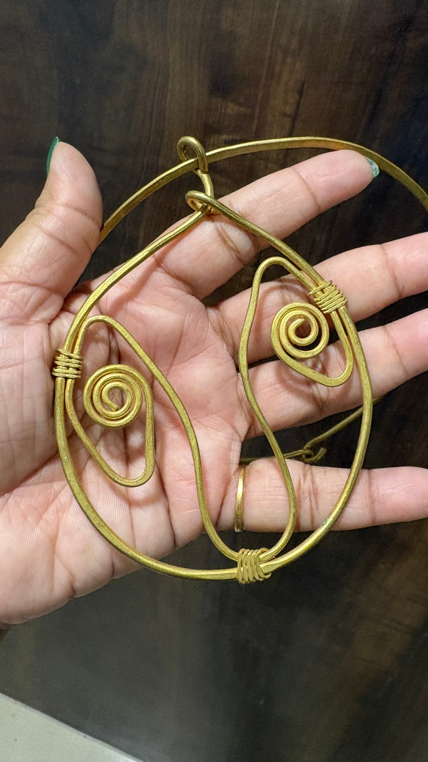 Brass necklace