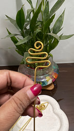 Zig zag hair cage bun