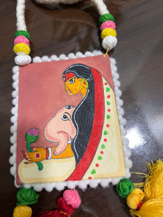 Ma Durga handcrafted necklace