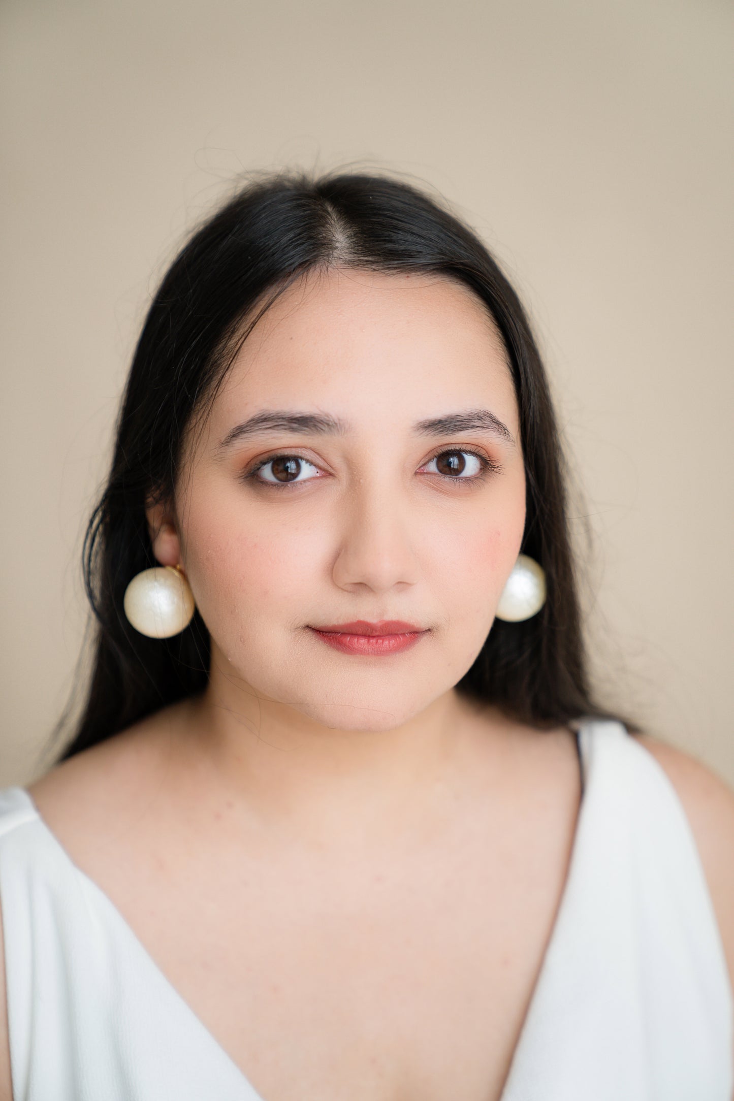 Sterling white Pearl studs