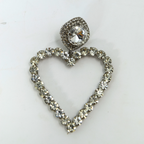 Riverblend Heart Stone Earrings – Bold & Elegant Statement Jewelry