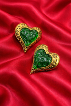 Heart studs