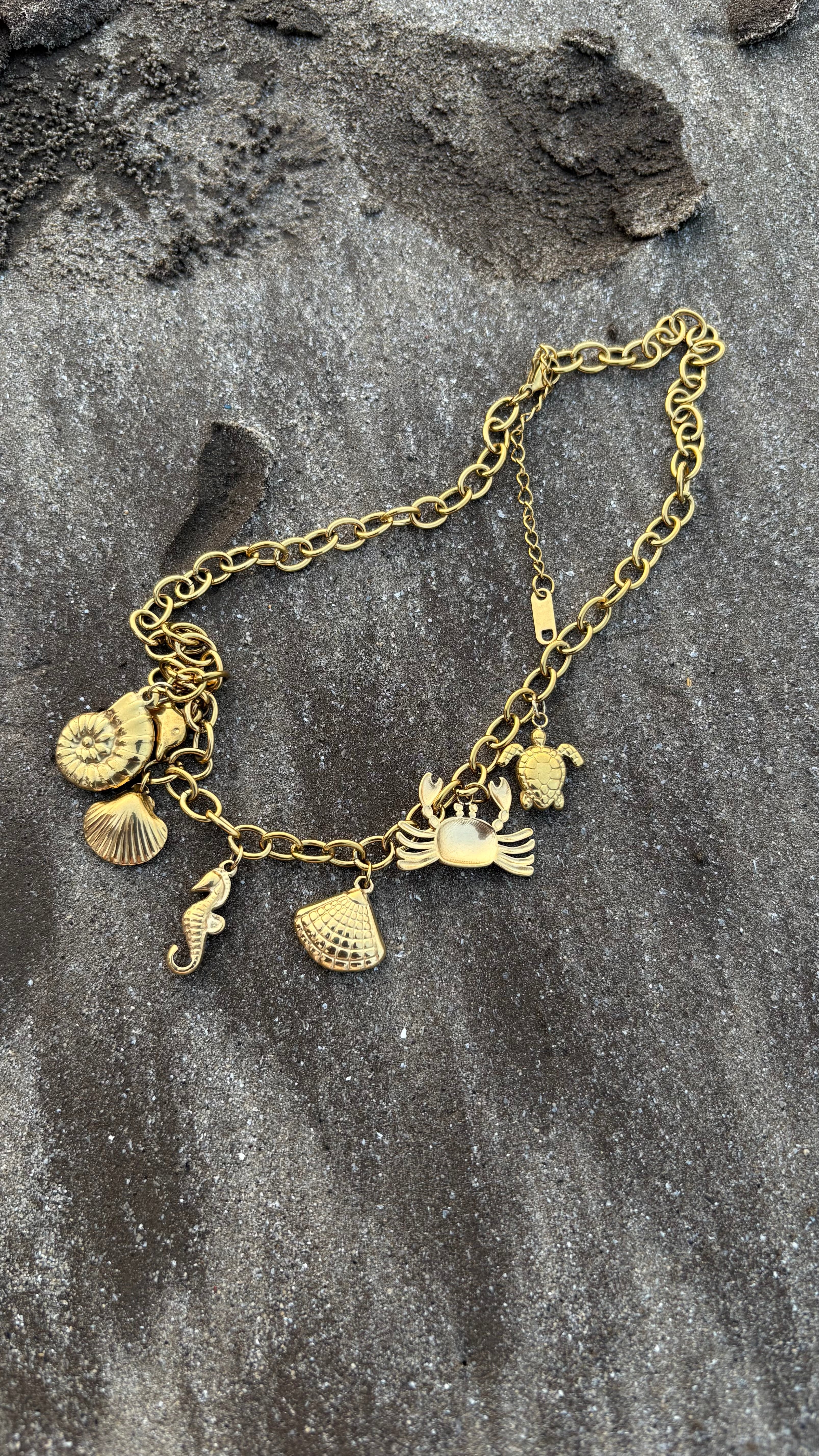 Beach theme necklace Riverblend