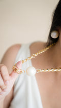 Ivory Orbit Chain Necklace Riverblend