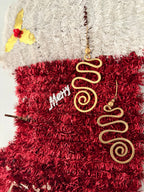 Spiral dangle earring Riverblend