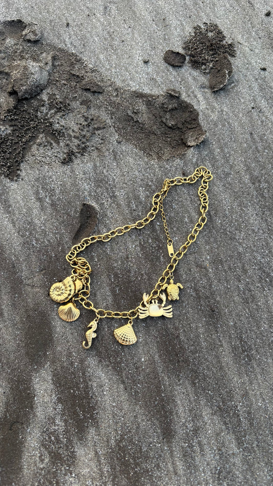 Beach theme necklace Riverblend