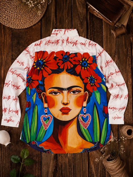 Frida kahlo oversized shirt