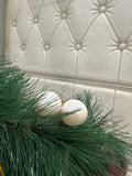 Textured white Pearl studs earring 25 mm