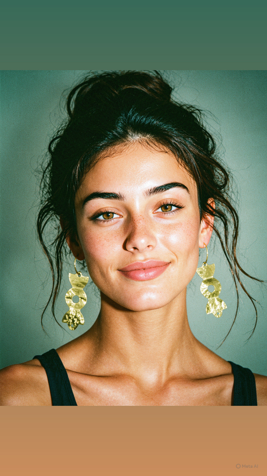 Golden Muse Statement Earring Riverblend