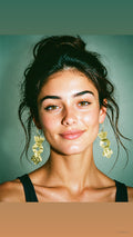 Golden Muse Statement Earring Riverblend