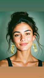Golden Muse Statement Earring Riverblend