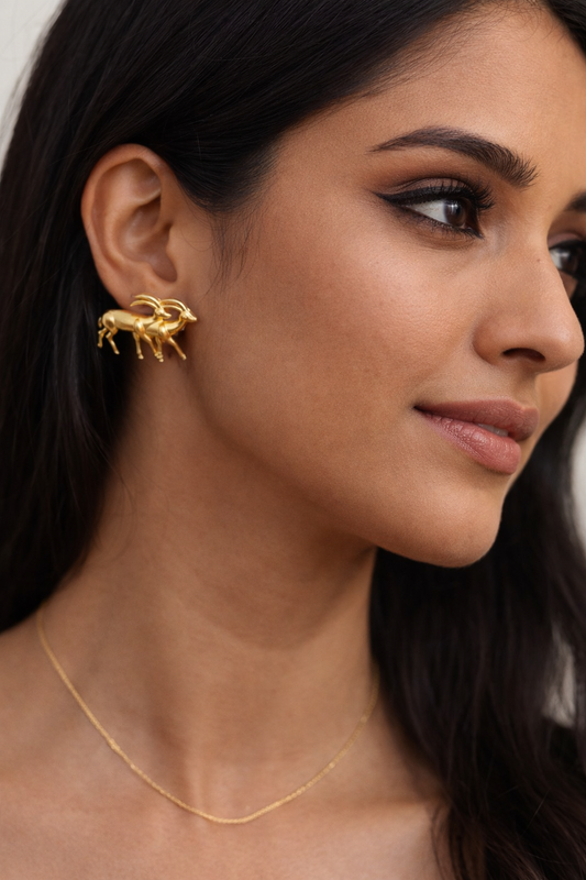 Zodiac bull whisper earring