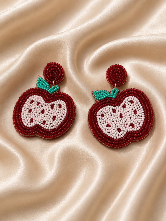 Apple quirky earring