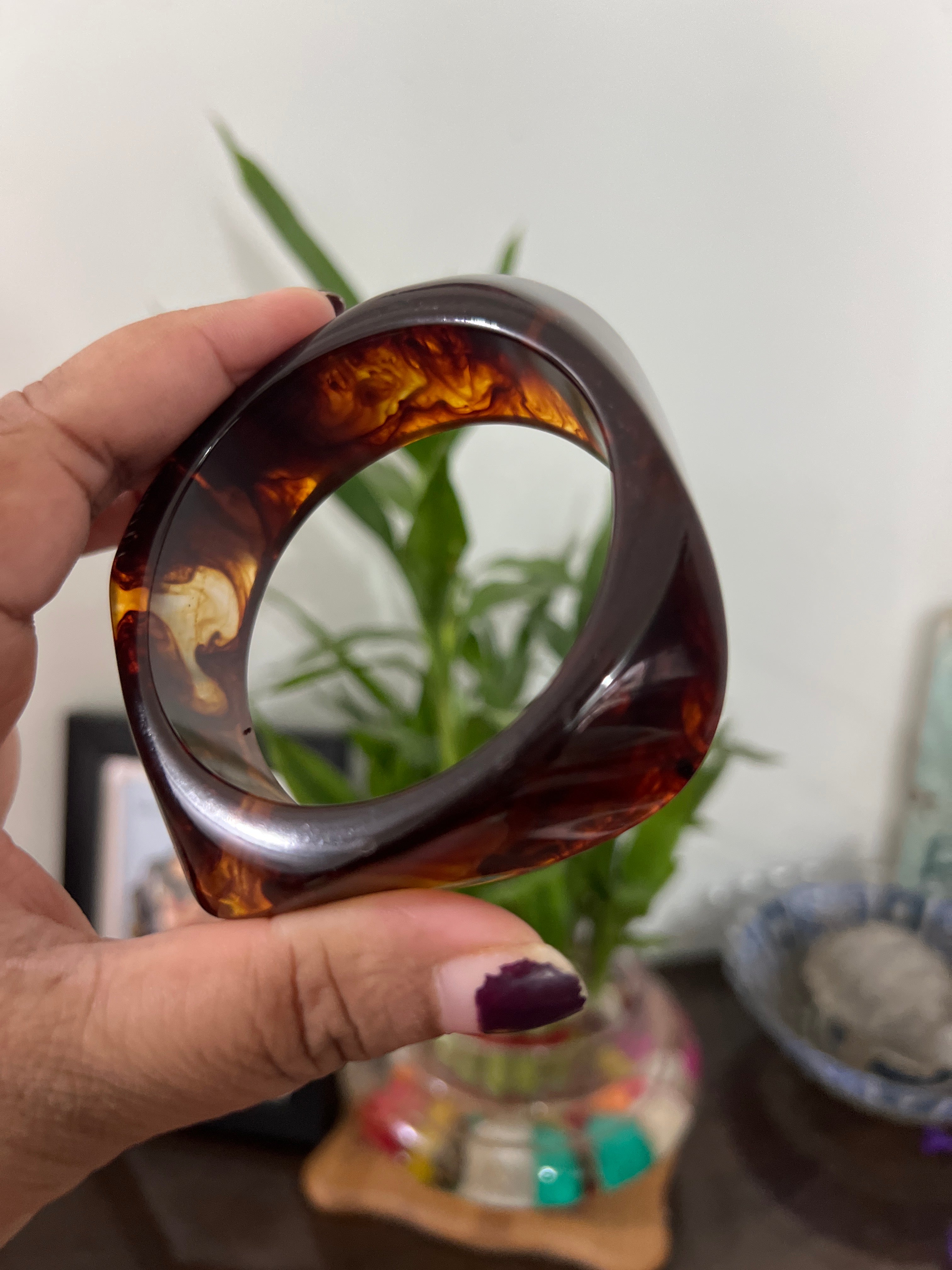 Resin bangles