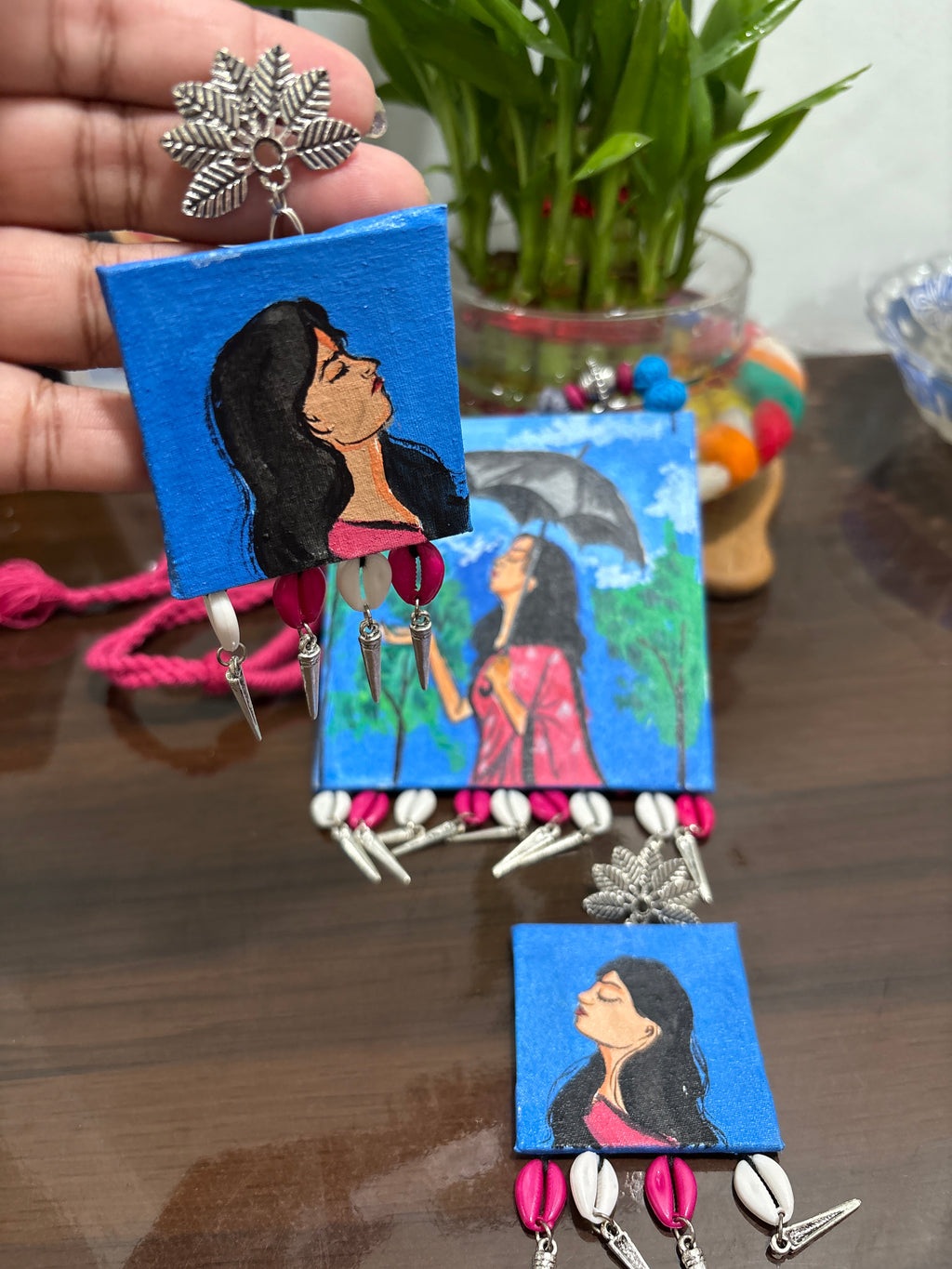 Bharish ki boonde necklace set