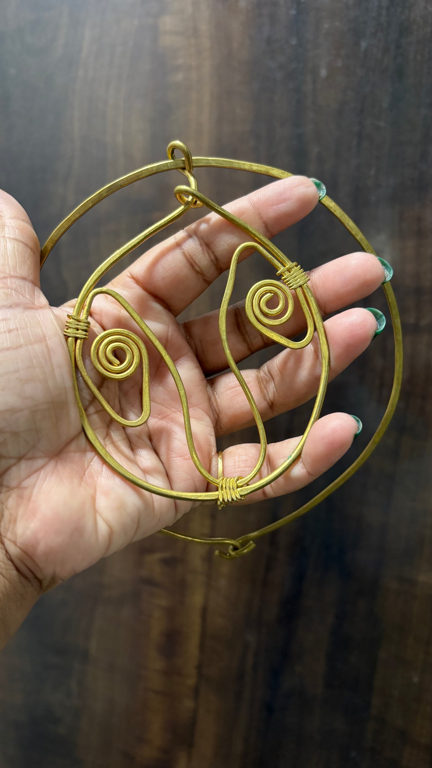 Brass necklace