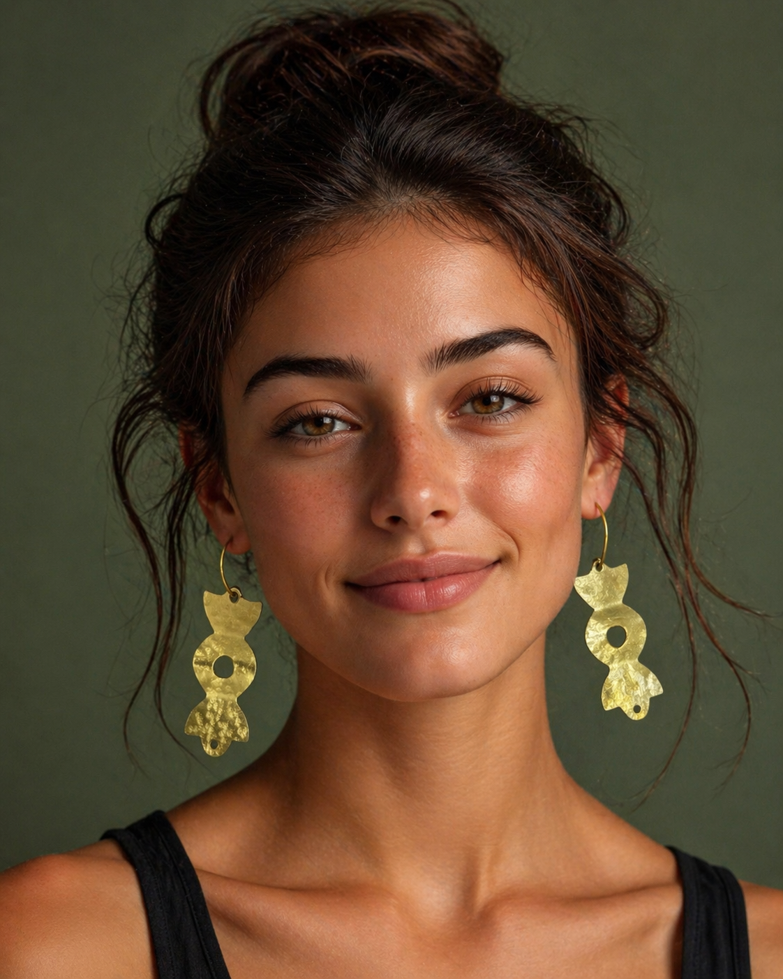 Golden Muse Statement Earring Riverblend