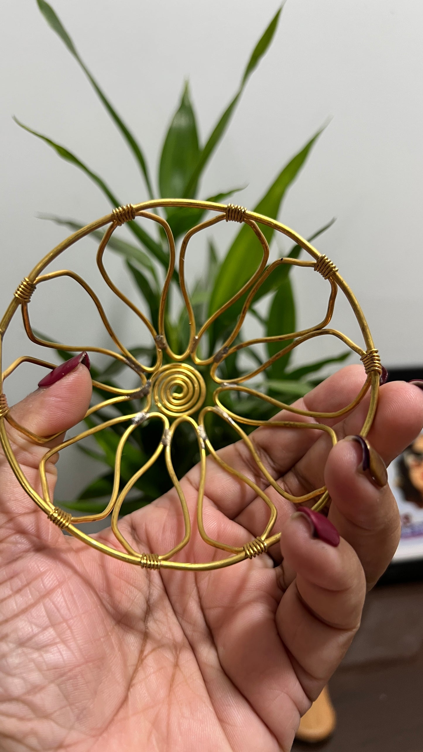 Mandala art hair cage