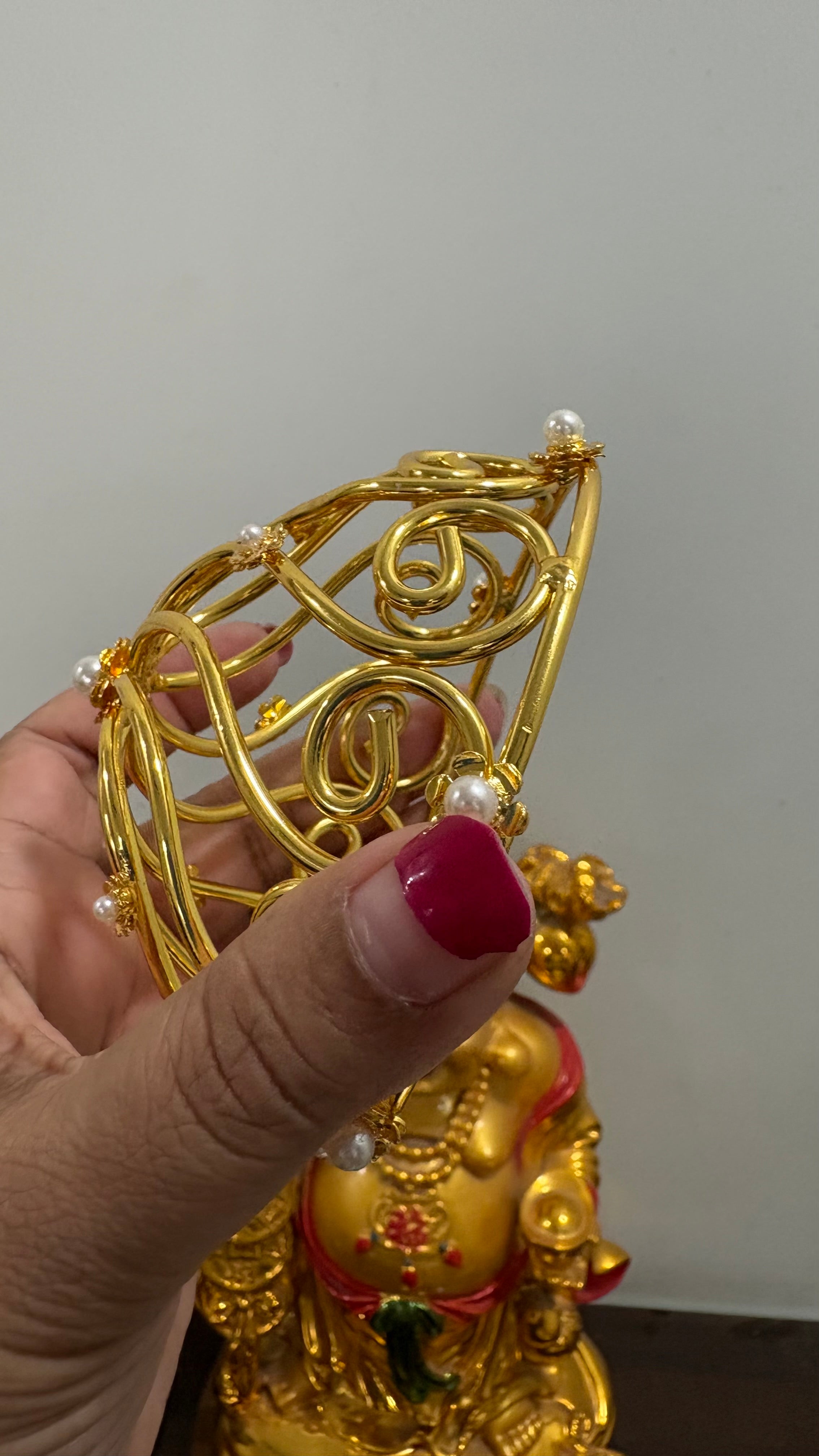 Pearl hair bun accessories