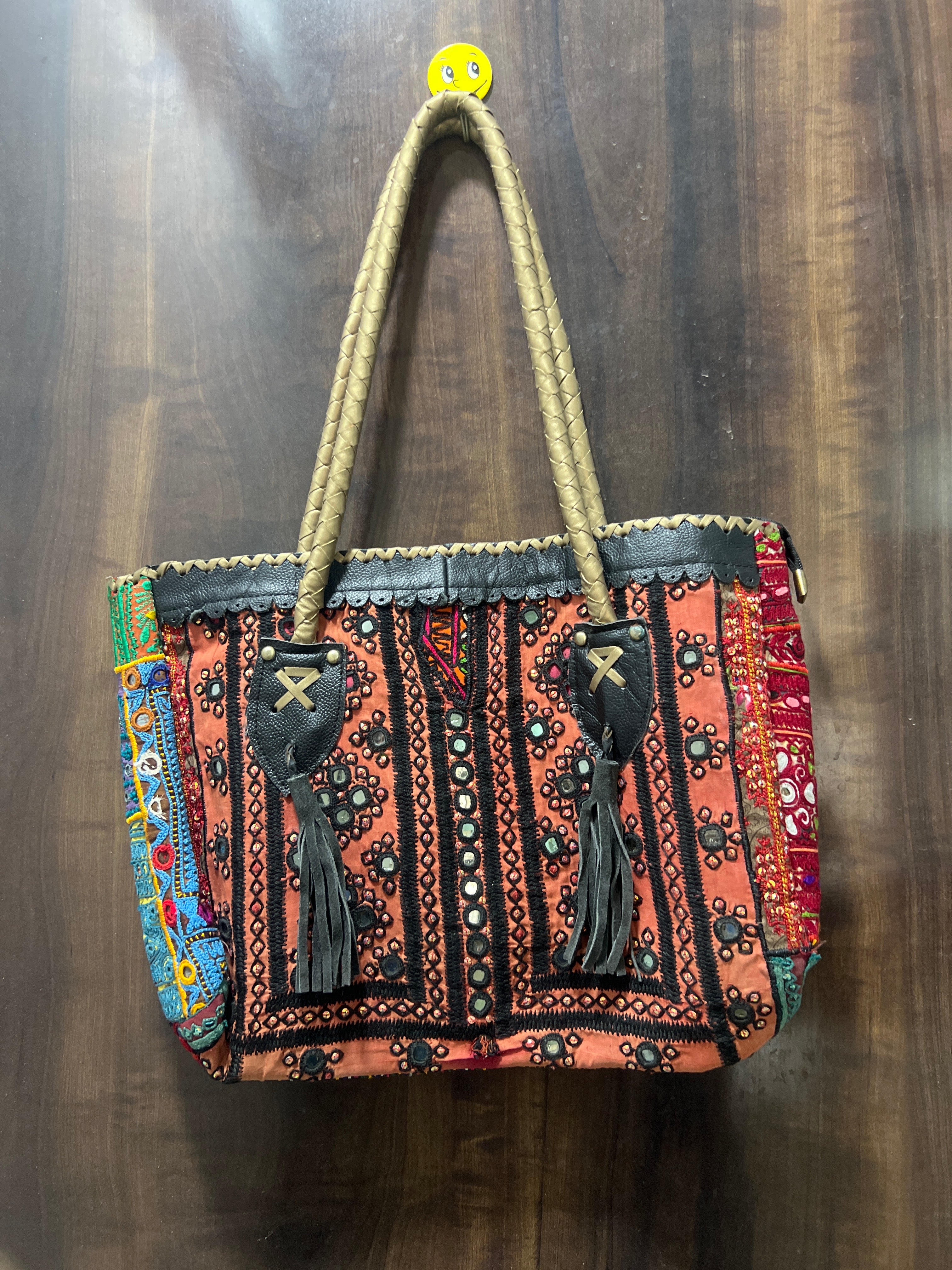 Banjara tote bag with zip closure