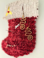 Spiral dangle earring Riverblend