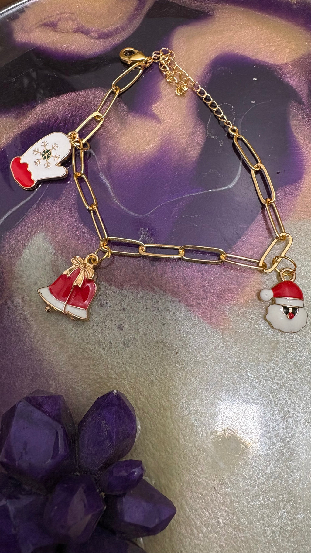 Xmas charm bracelet