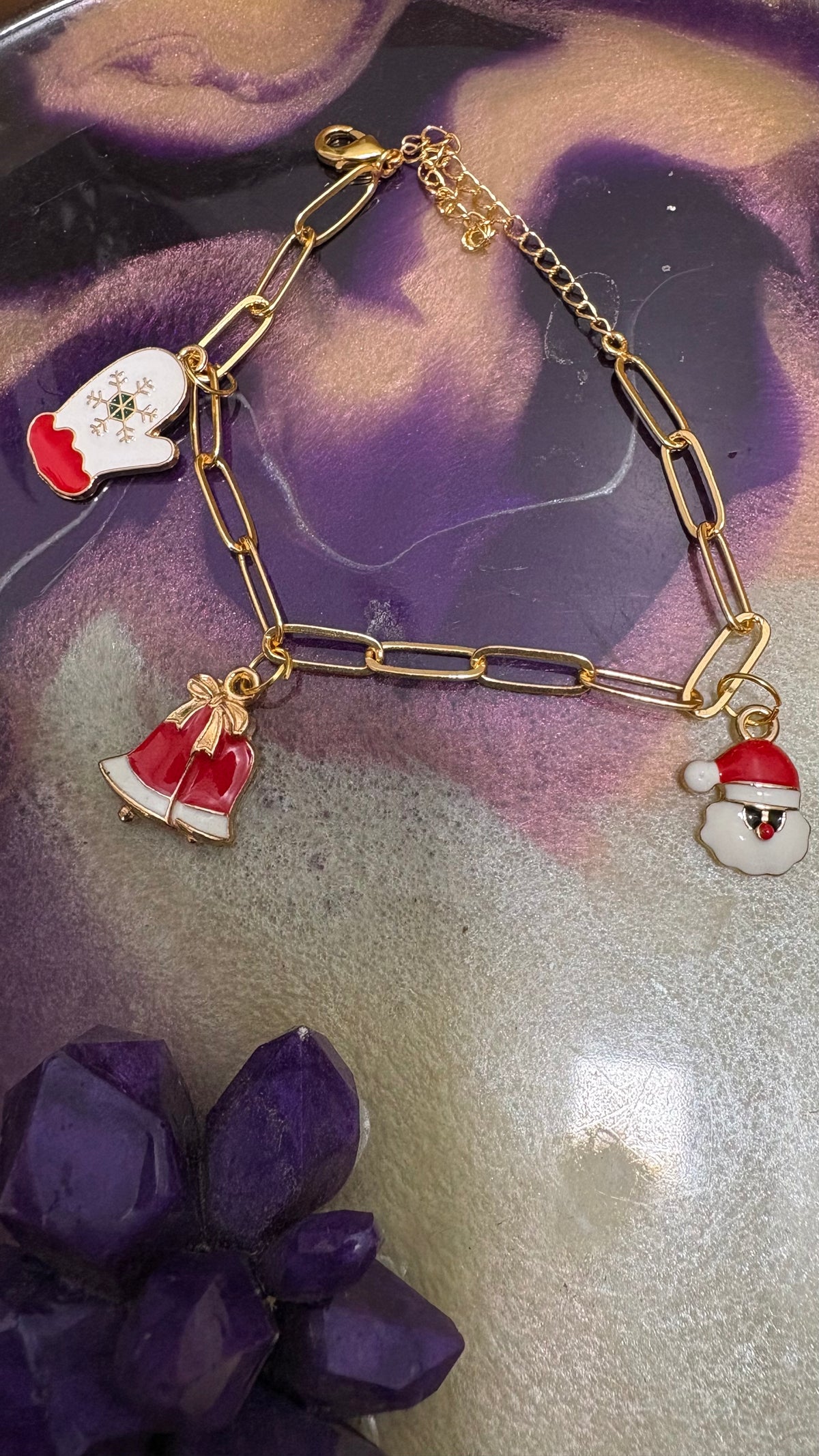 Xmas charm bracelet