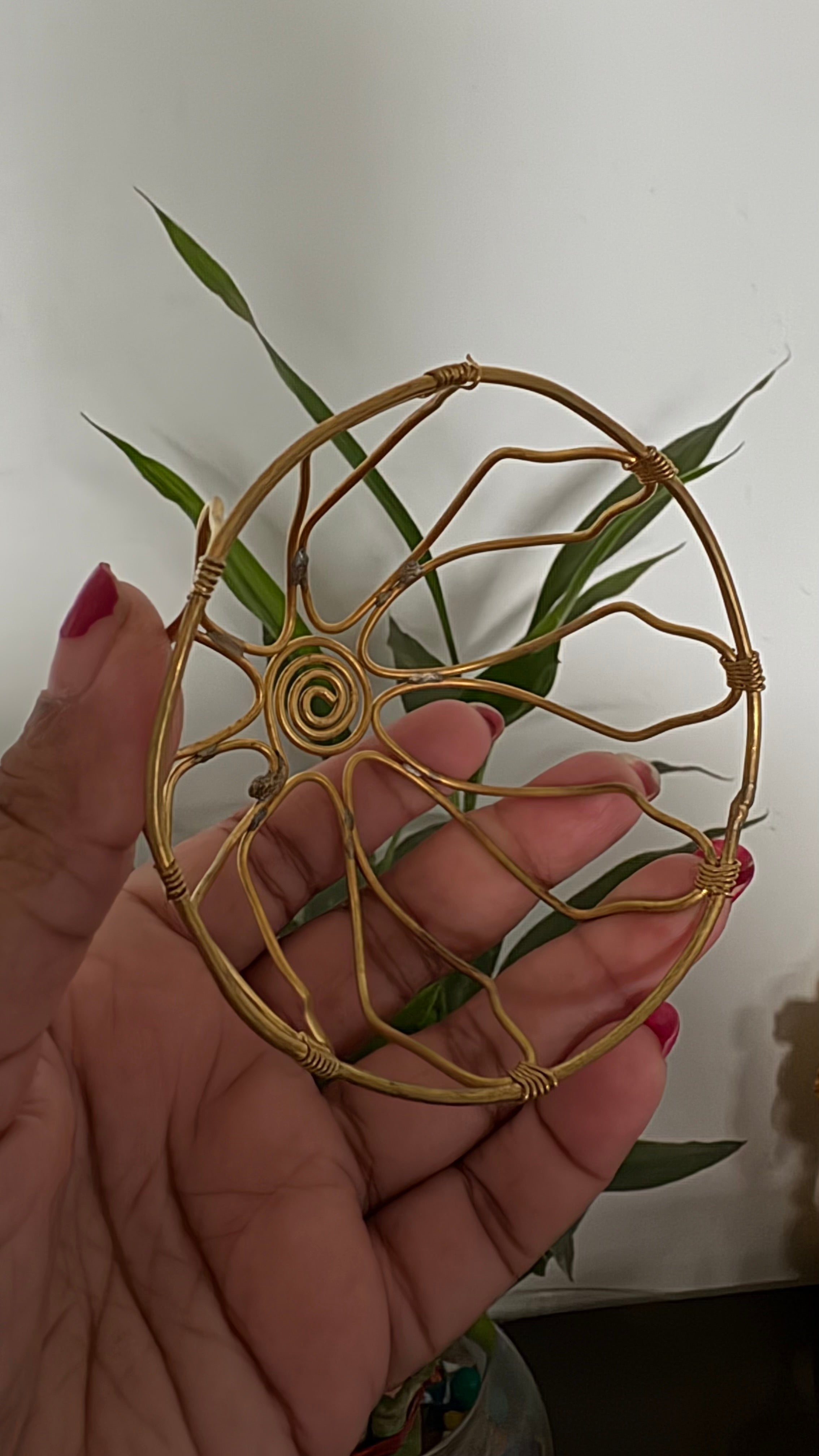 Mandala art hair cage