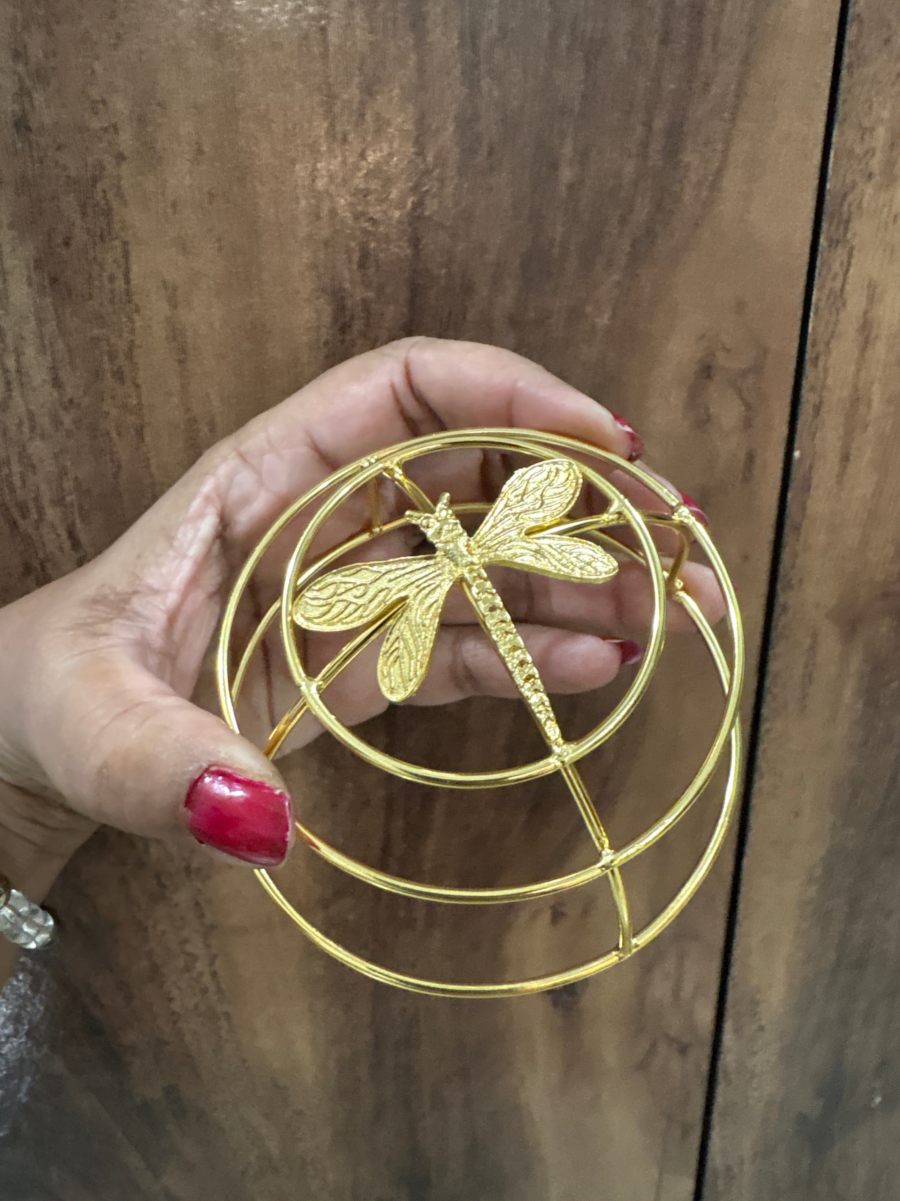 dragonfly hair cage bun