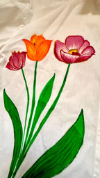 Spring Bloom Handpainted Shirt Riverblend