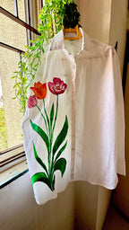 Spring Bloom Handpainted Shirt Riverblend
