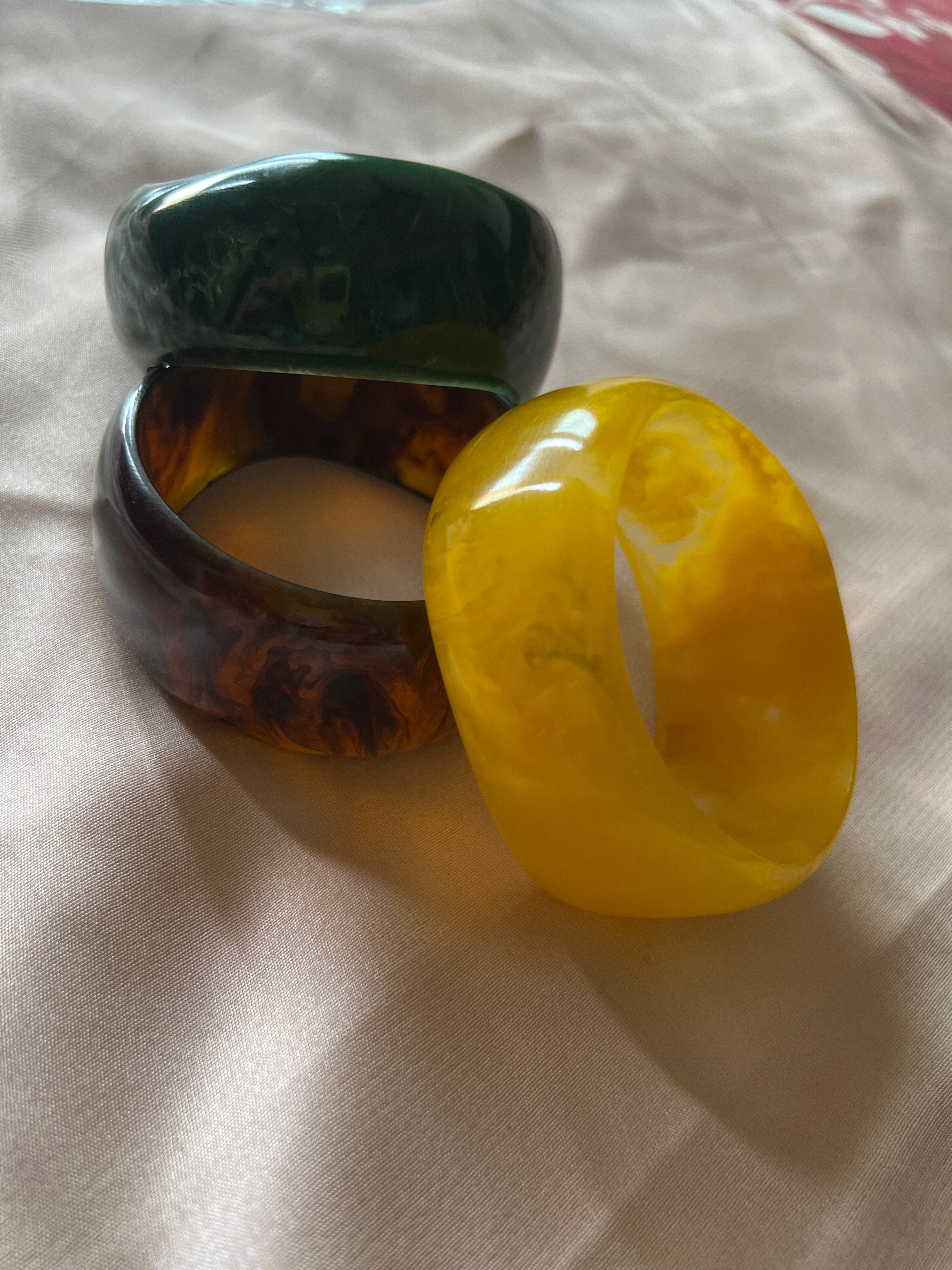 Resin bangles