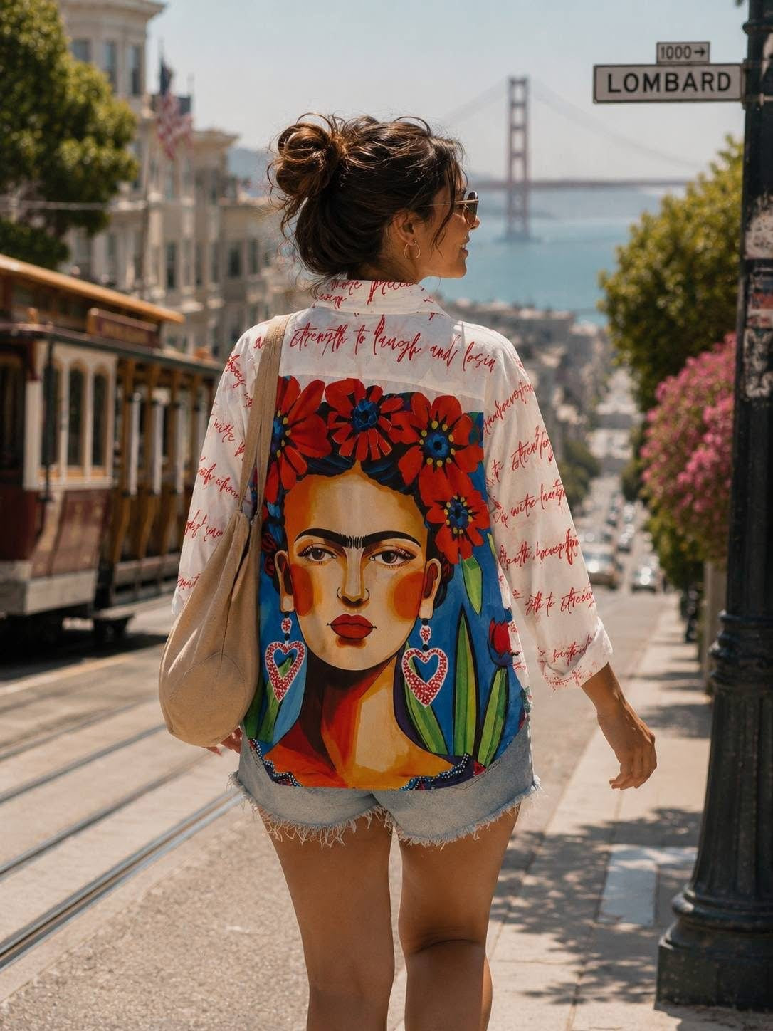 Frida kahlo oversized shirt