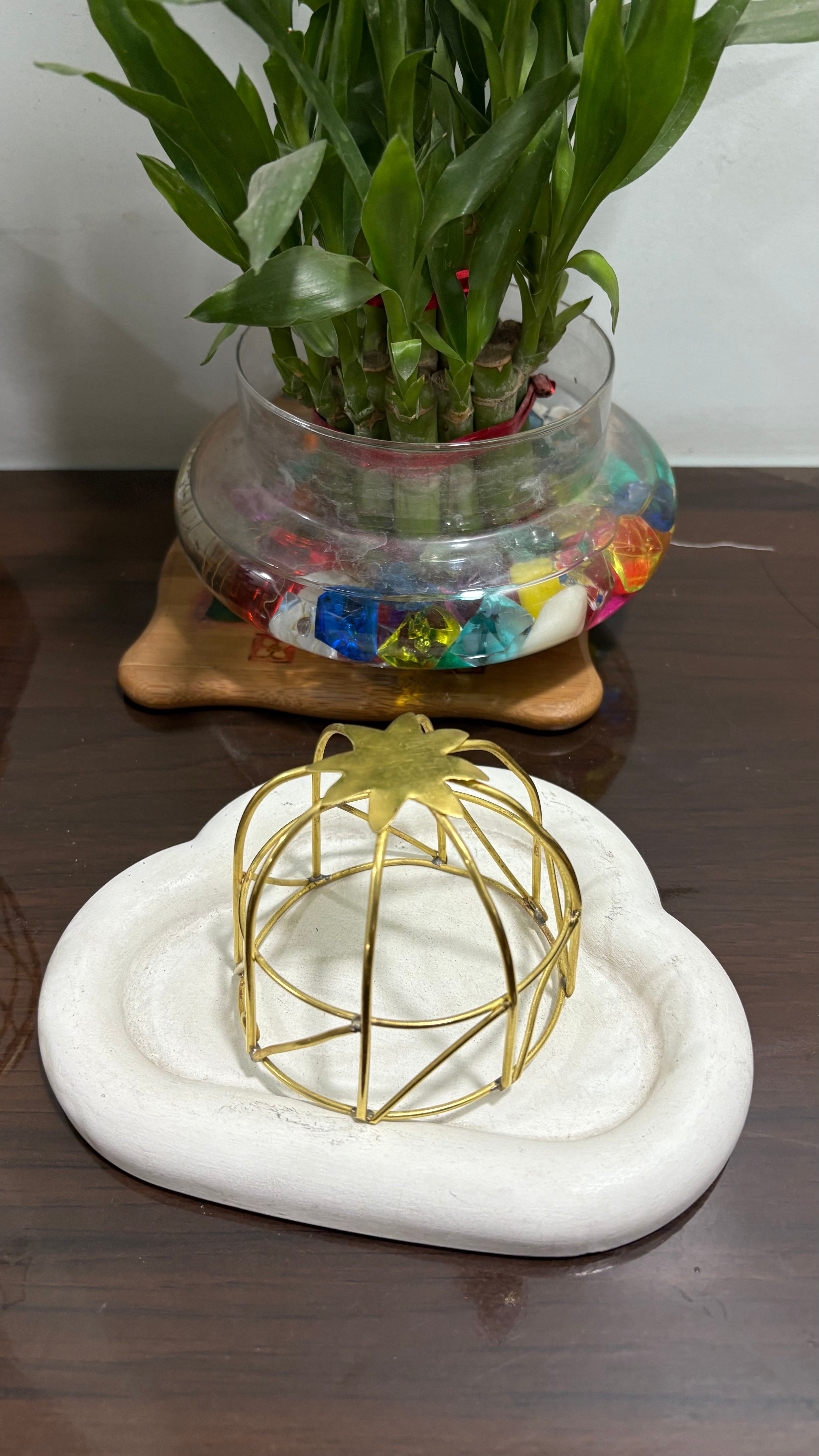 Zig zag hair cage bun