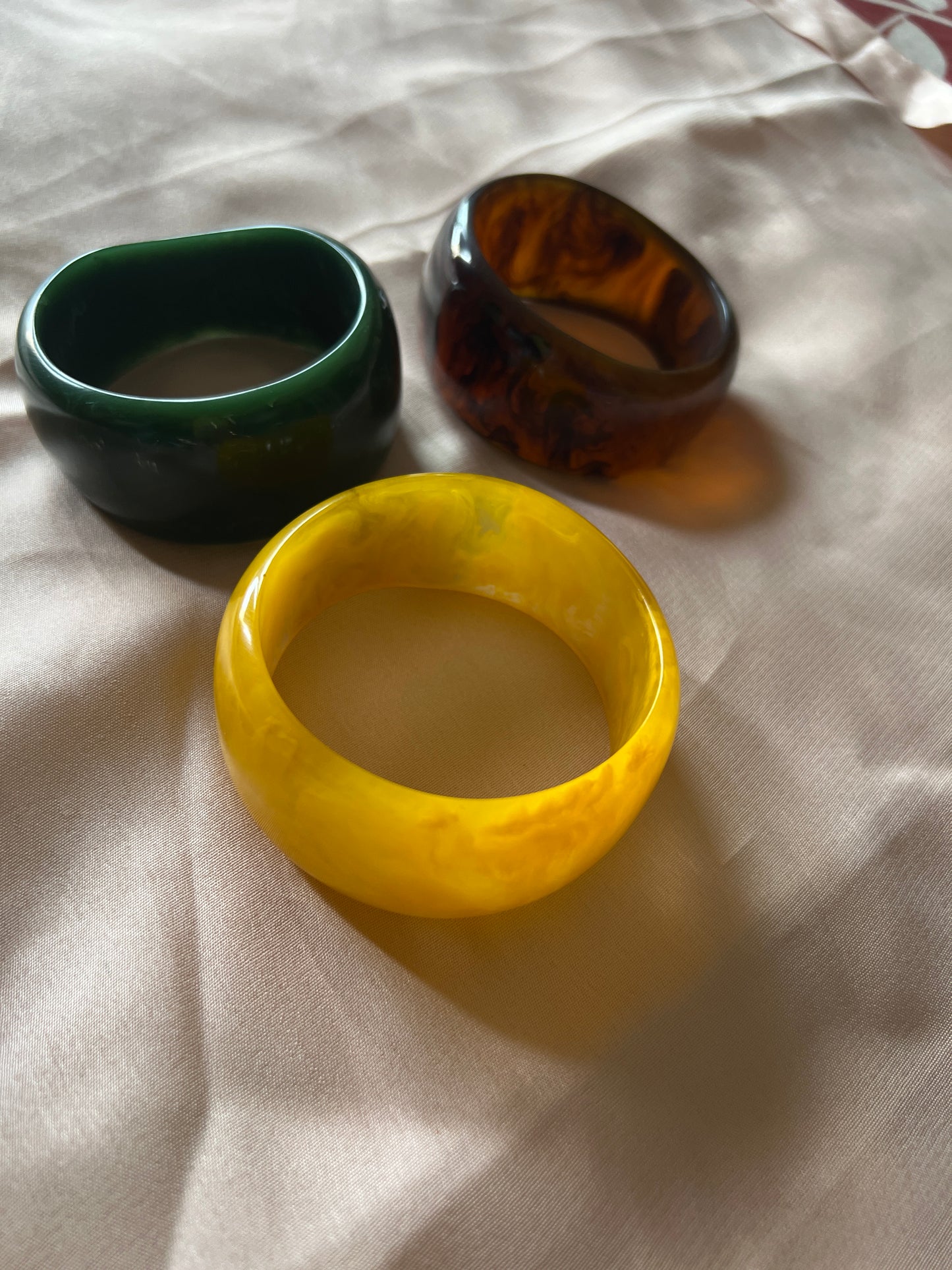 Resin bangles